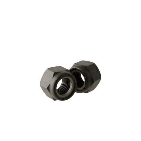 Nylon Insert Lock Nut, 1-1/4-12, Steel, Grade C, Plain, 35 PK